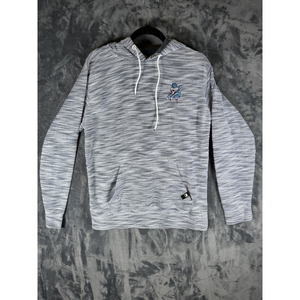 Dikotomy Premium Basics Space Dye Hoodie Astronaut Graphic Gray Men's Large L
